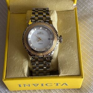 Invicta 44mm Subaqua Specialty Automatic Mother-of-Pearl Bracelet Watch -unisex